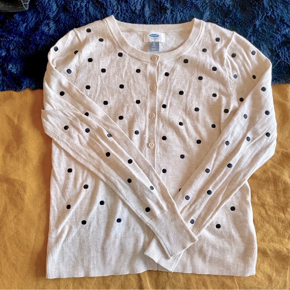 Old Navy Polka Dot Cardigan - size XS Petite